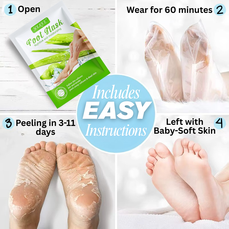 Solique® Exfoliating Foot Mask